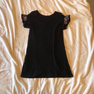 Black Loft Dress Size XS Petite